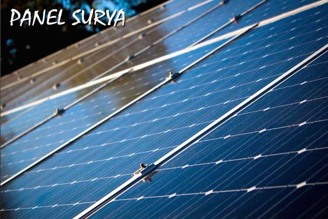 Penggunaan Panel Surya