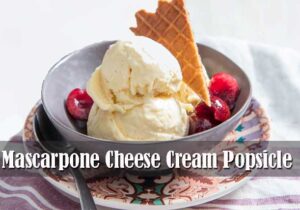 Mascarpone Cheese Cream Popsicle