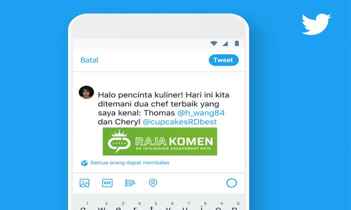 rajakomen jasa komentar twitter