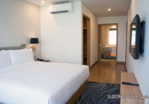 booking a luxury hotel room