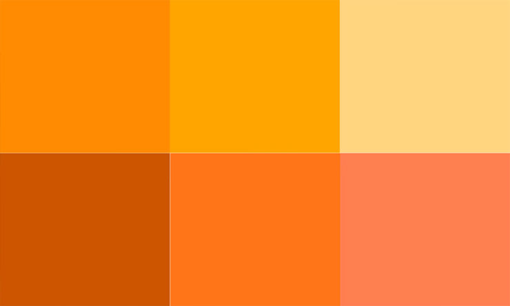 Warna Oranye